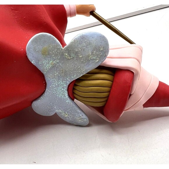 Disney Store Sleeping Beauty Fairy Fauna Enchanted Christmas Ornament Glass Clay - Picture 8 of 13